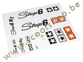 Stage 6 Stickervel - Zwart