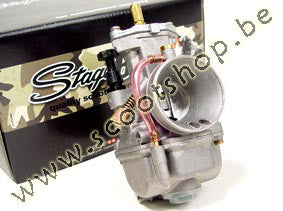 Stage 6 Carburateur 28mm. PWK type met Powerjet