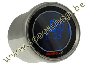 Koso Black LCD Rpm teller